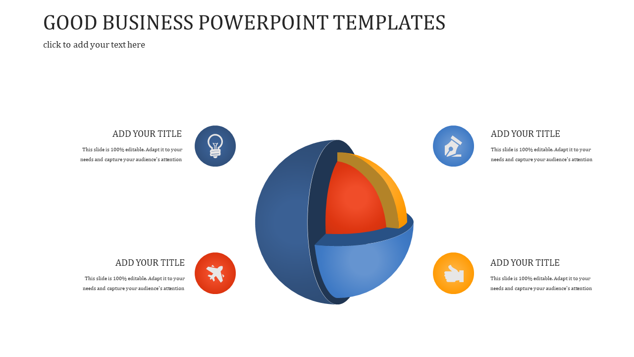 Multicolor Good Business PowerPoint Templates Design